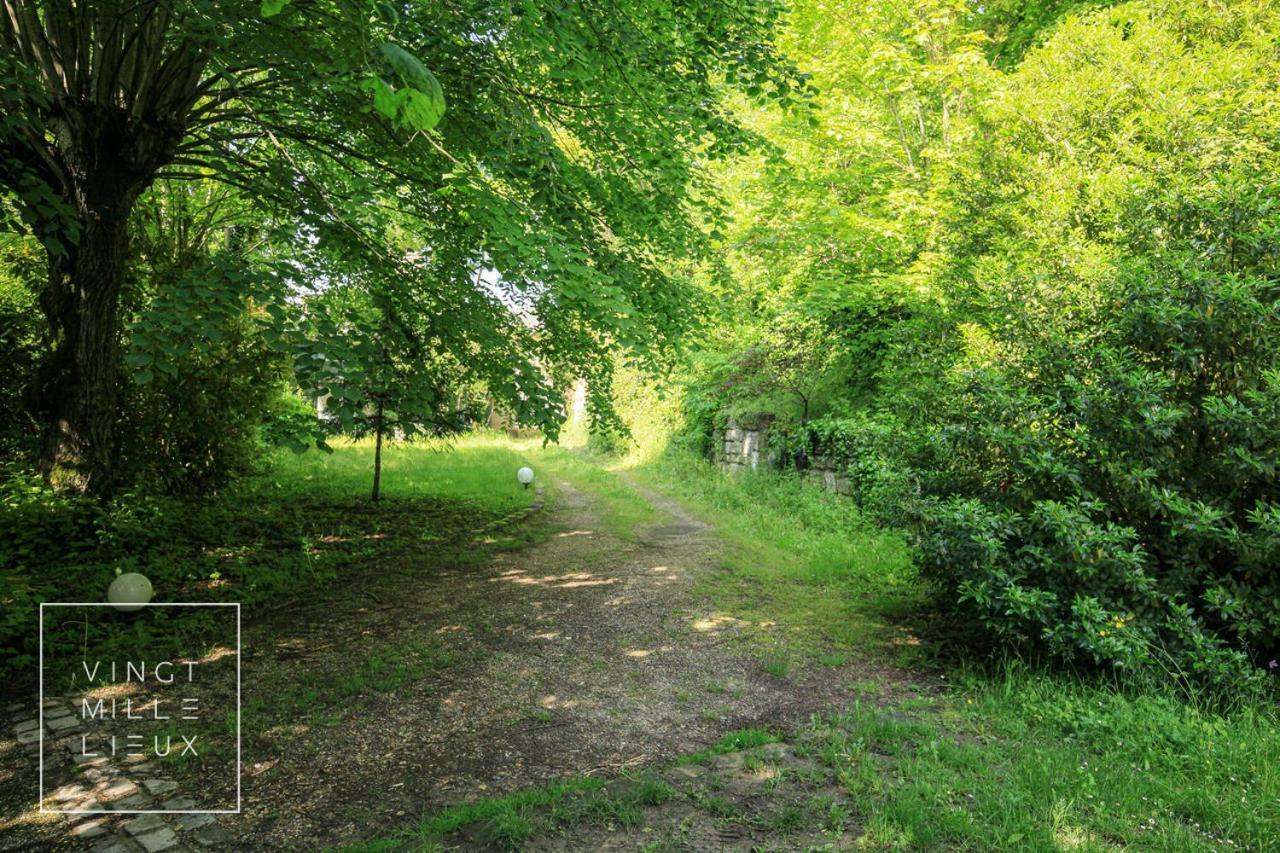 VILLA SPA PERRET-4 Étoiles-PARC de 3 Ha au pied du PARC NATUREL DU VEXIN NORMAND-Châteaux -Nature-Ballades-VTT-Cheval-Golf-À 5 Mn de GIVERNY-Jardins de MONET-Musée IMPRESSIONNISTE-Pour 2 Nuitées SAUNA ou JACUZZI offert en Hiver ou PISCINE en Été ou H Sainte-Genevieve-les-Gasny Exterior foto